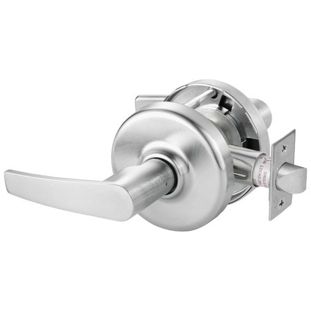 CORBIN RUSSWIN Grade 2 Passage Lever x Blank Plate Cylindrical Lock, Armstrong Lever, Satin Chrome Fnsh, Non-handed CL3880 AZD 626